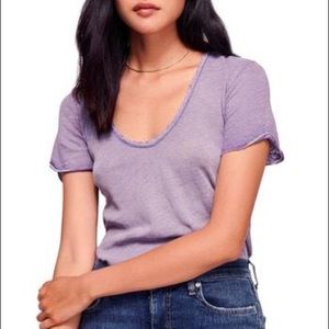 Free People Tee (Lilac)